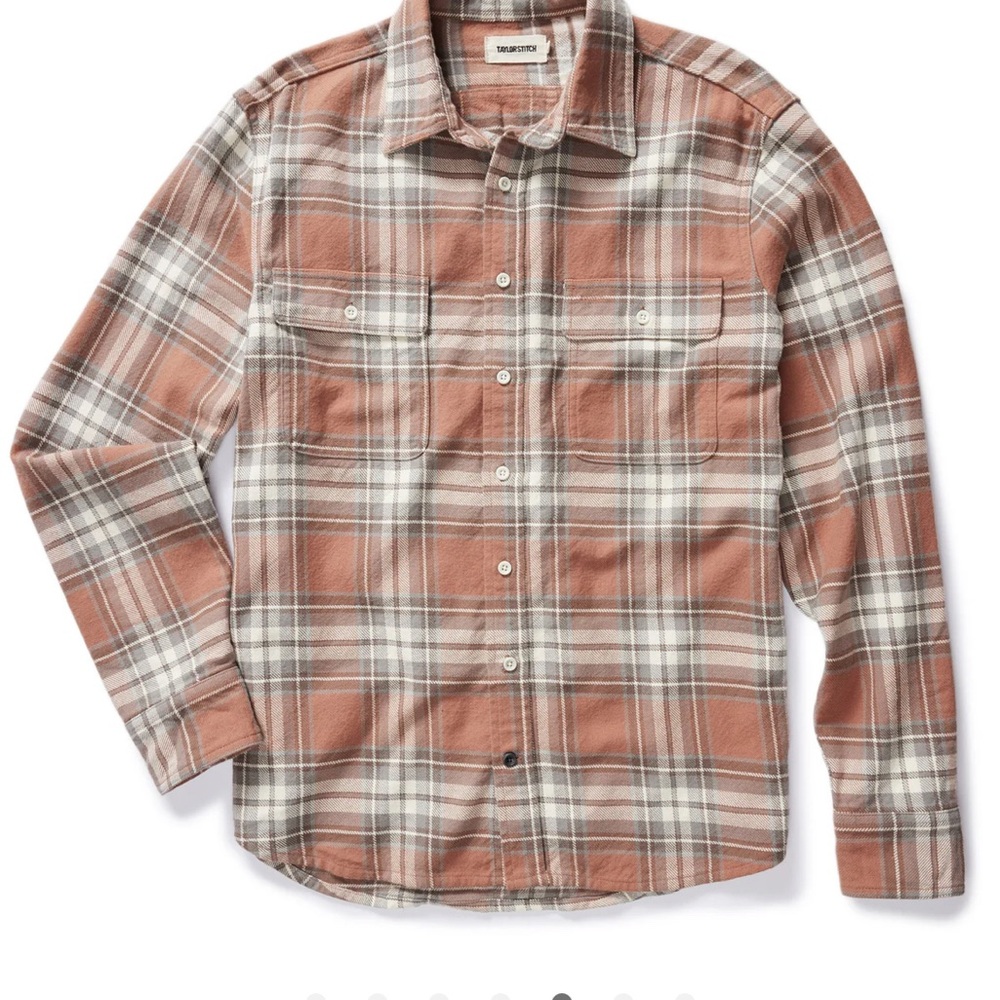 The Ledge Shirt
in Sun Baked Brick Plaid